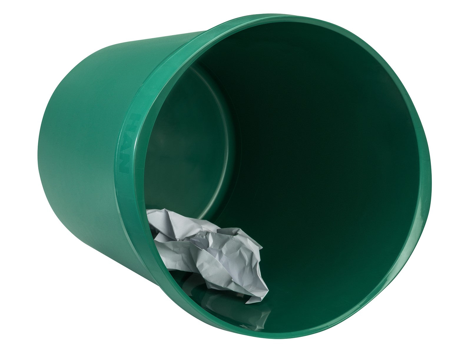 HAN Papierkorb KARMA öko – 18 l – Recycling-Kunststoff, rund – grün