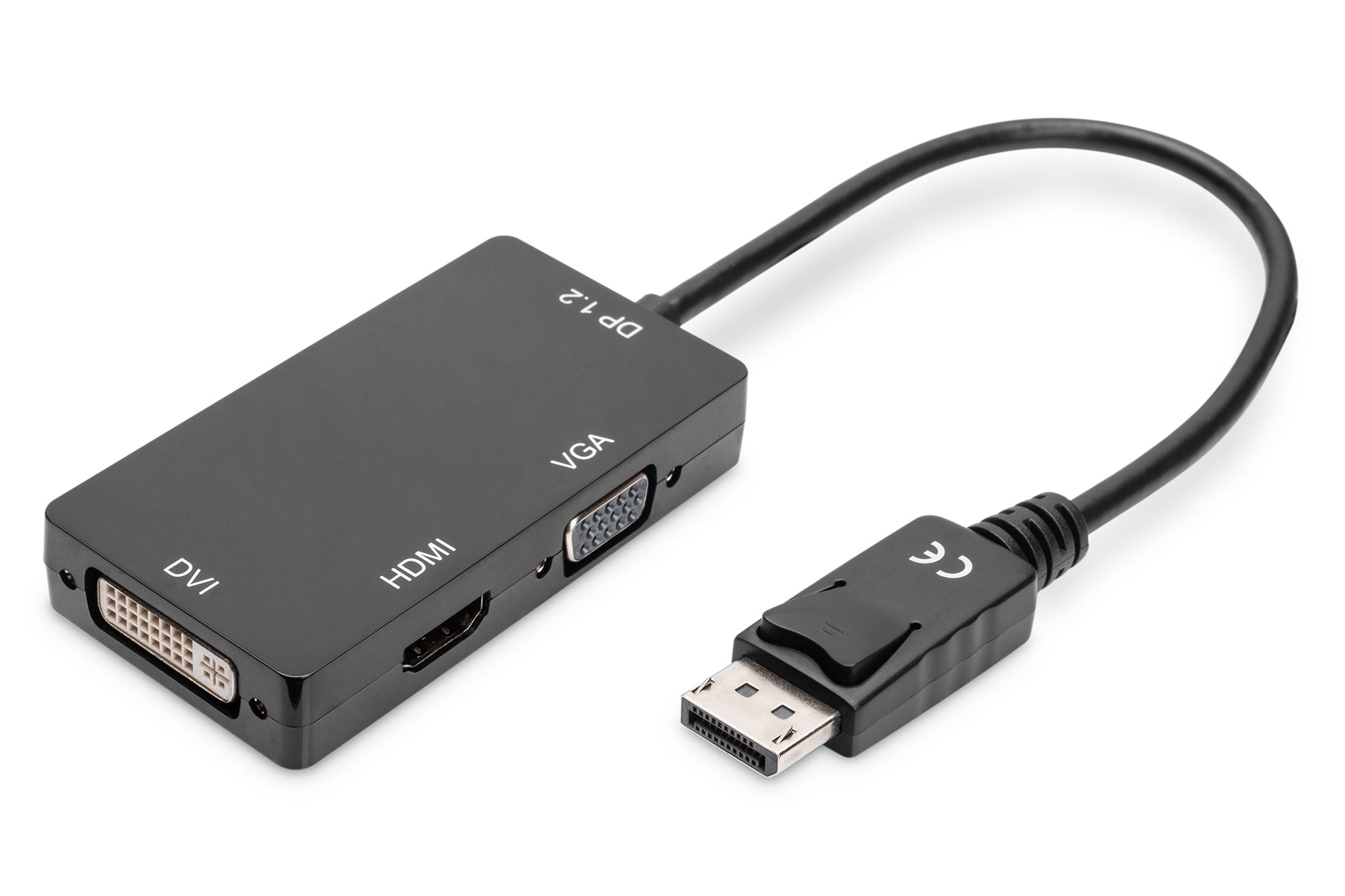 Digitus DisplayPort Multiport-Adapter – 3-in-1 Konverterkabel