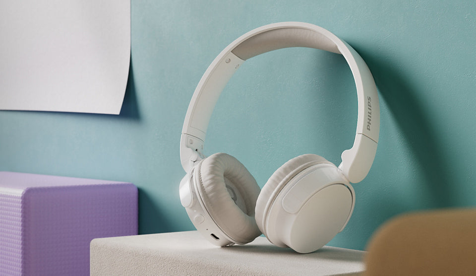Philips TAH3209WT/00 – Duo Headset – Bluetooth 5.3, Touch-Steuerung – Weiss – bis 25 h