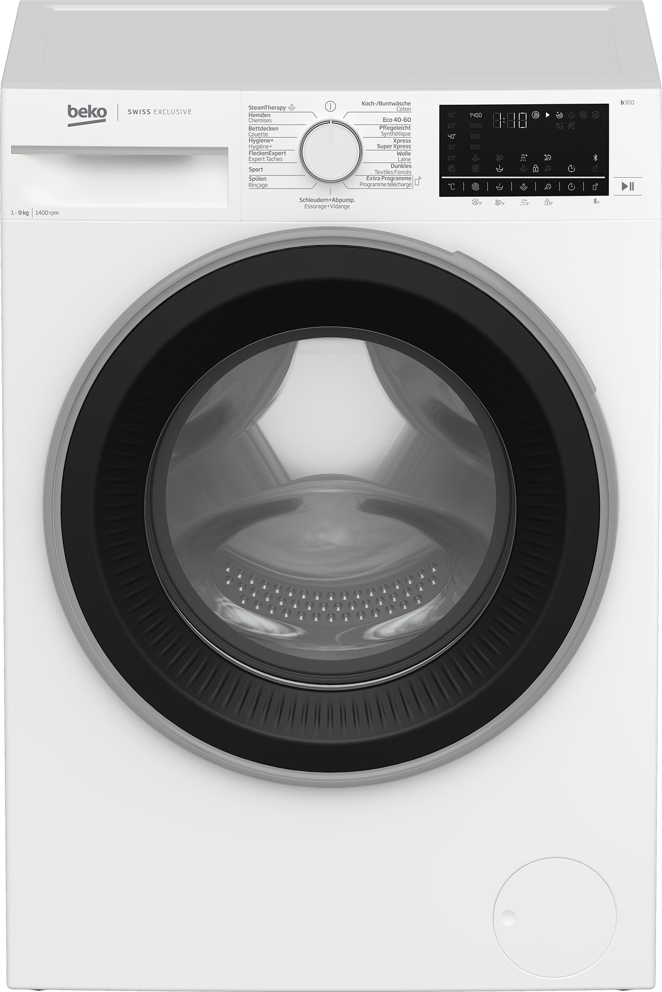 Beko Waschmaschine WM325 – 9 kg, 1400 U/min, Energieeffizienzklasse A – weiss