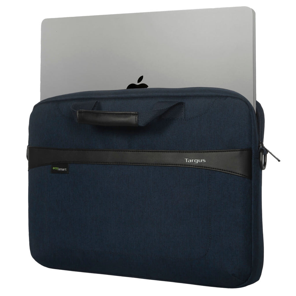 Targus GeoLite Notebook-Tasche 15,6" – Trolley-Band, aus recycelten Materialien – Blau