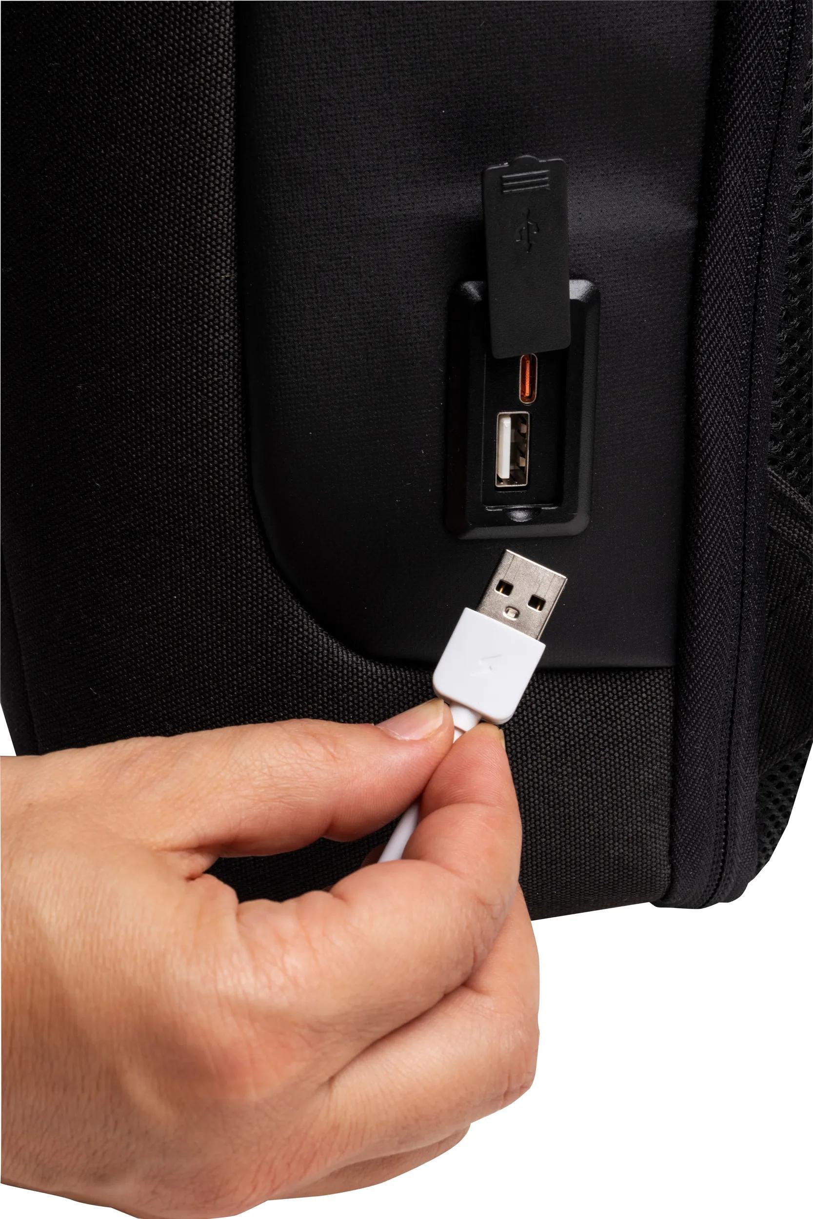 Exacompta EXACTIVE – Notebook-Rucksack – für 16"-Notebook, rPET (recyceltes PET), schwarz