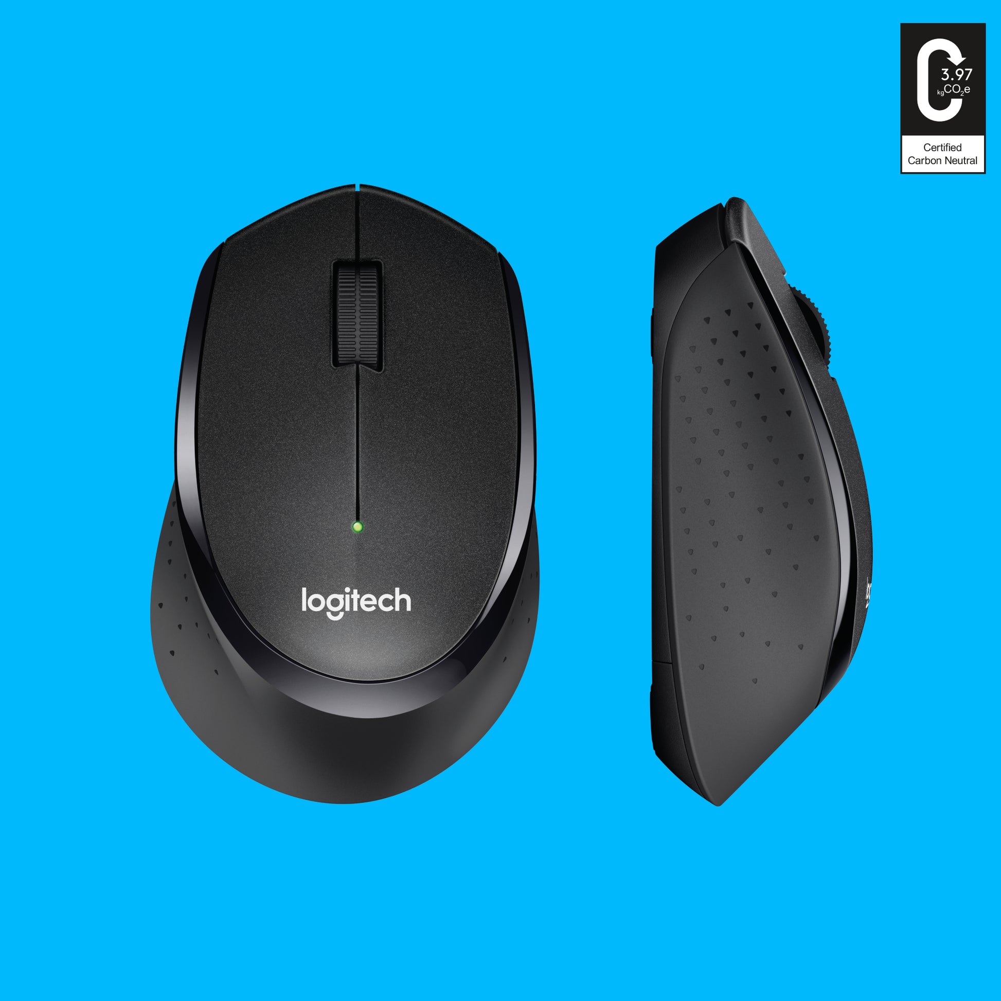 Logitech M330 – Maus – Kabellos (2,4 GHz, USB-Dongle) – 1000 DPI – Rechtshänder – Schwarz