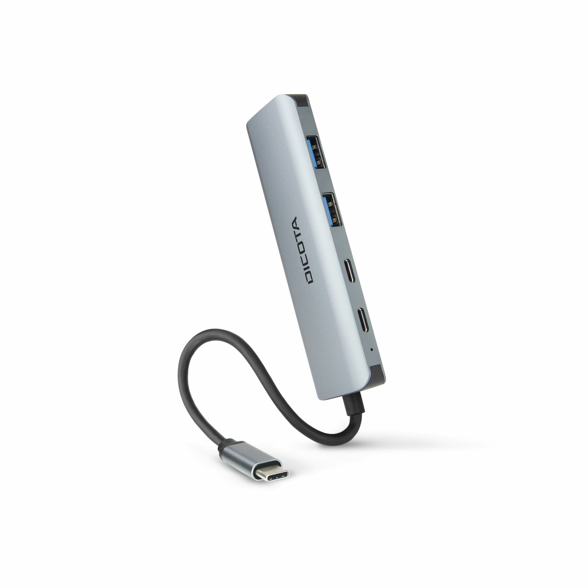 DICOTA D32061 USB-Hub – USB-C, 2× USB-A, 2× USB-C (10 Gbit/s), für Windows/Mac