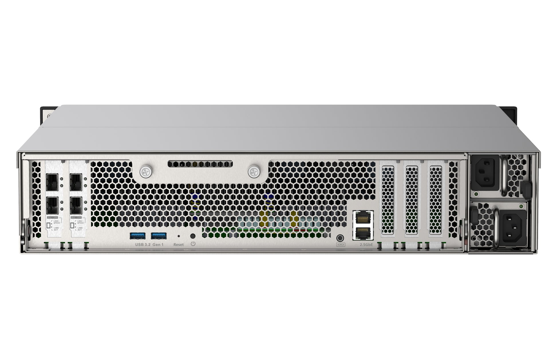 QNAP TS-H2490FU-7302P-128G Allgemeines Speichergerät – NVMe, 2,5", 2U 24 Bay