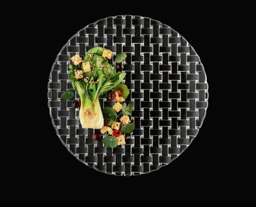 Nachtmann Essteller Bossa Nova – 2er Set, Ø 28 cm, Kristallglas, Transparent, spülmaschinenfest