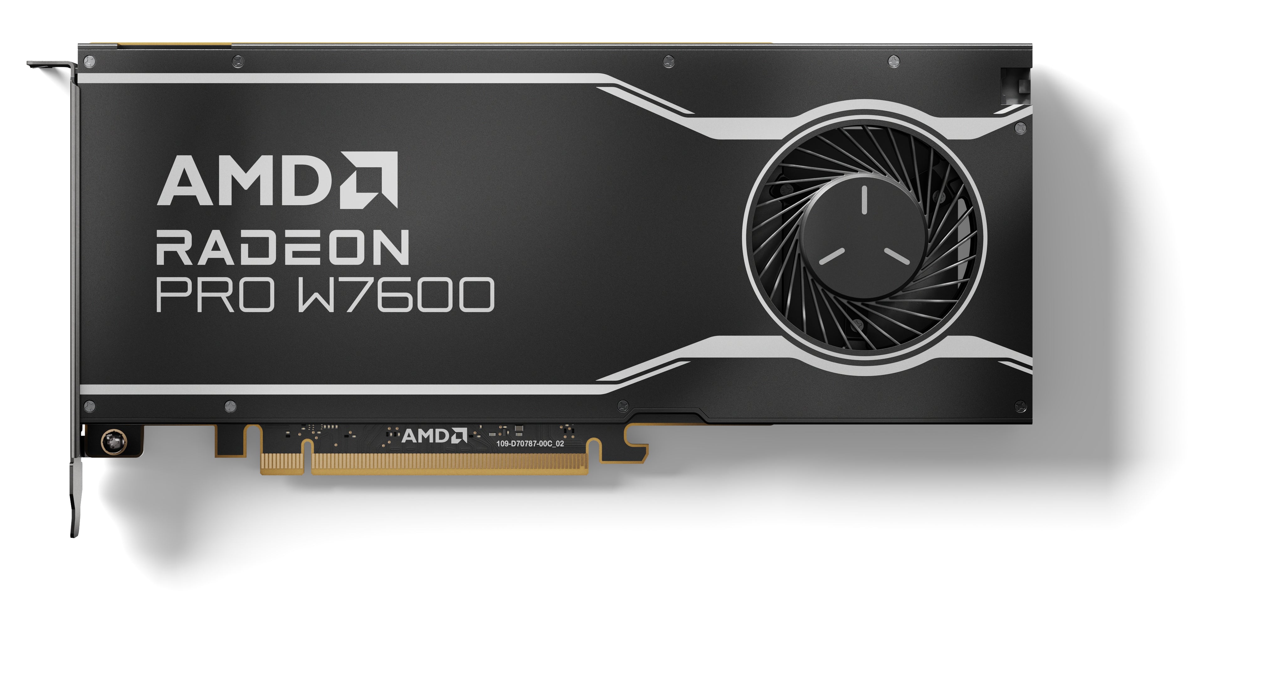 AMD Radeon Pro W7600 – PCIe Grafikkarte – 8 GB GDDR6, 4×DP 2.1, PCIe x8 4.0, 130 W
