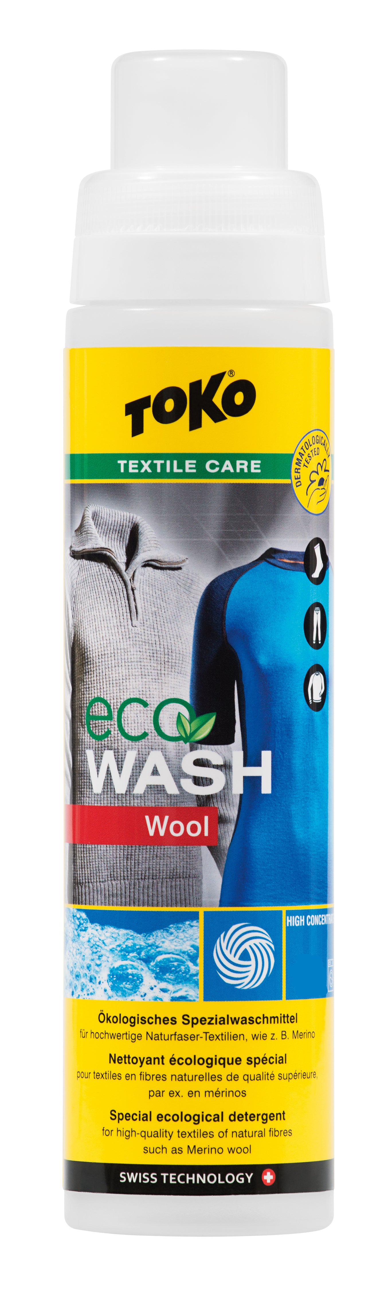 Toko Eco Care – Flüssigwaschmittel, für alle Textilien, 10 Waschladungen, 250 ml