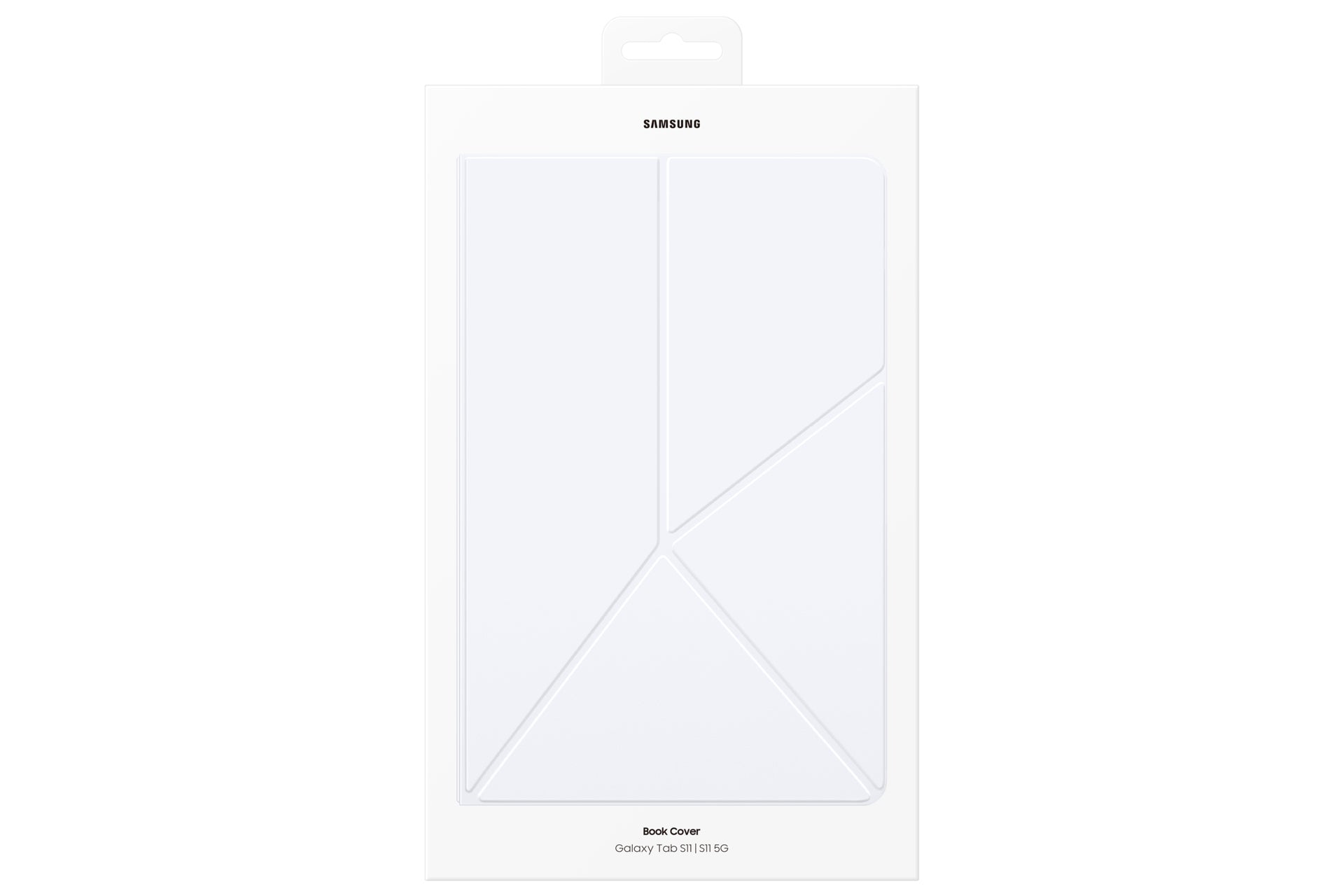 Samsung Tab Smart Book Cover Notebook-Schutzhülle – für Galaxy Tab S11, 11", Kunststoff, Weiss