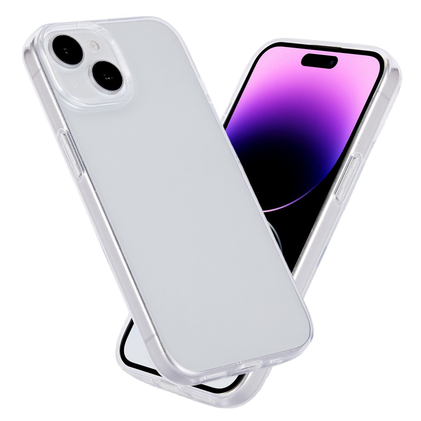 eSTUFF INFINITE Vienna (GRS) Backcover – für Apple iPhone 15, TPU, Transparent, stossfest