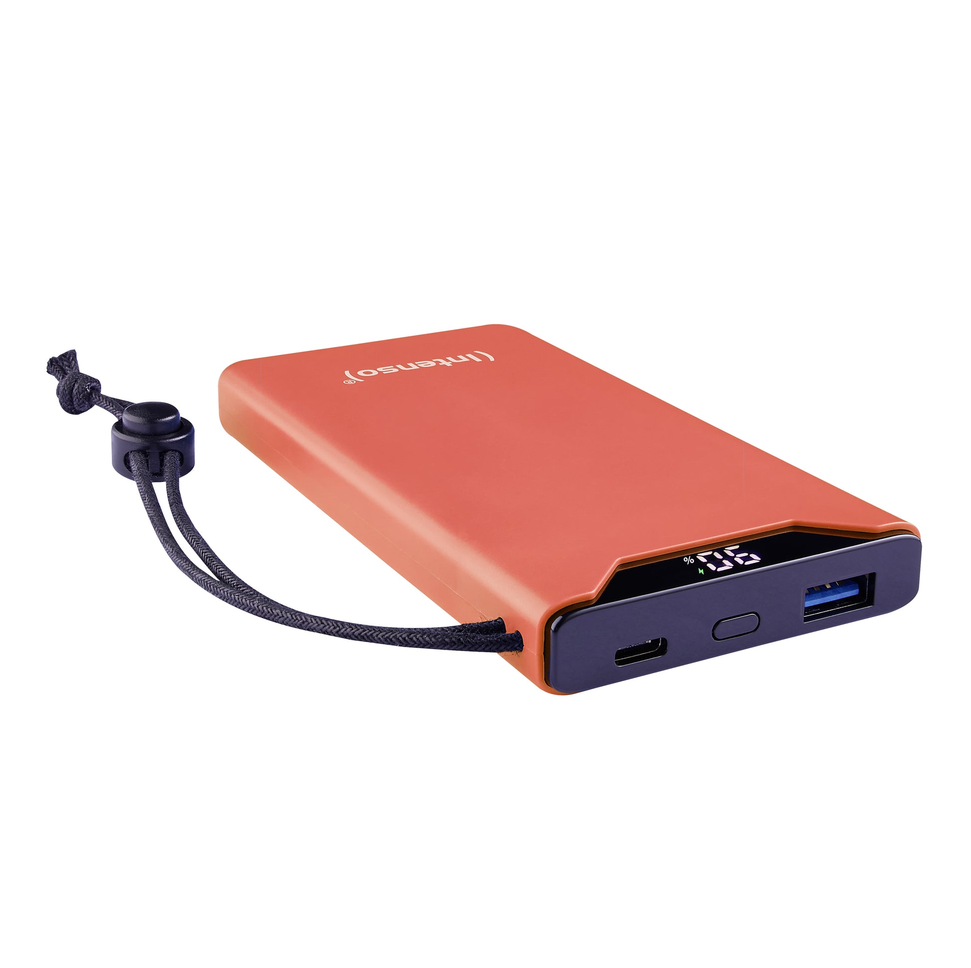 Intenso F10000 Powerbank 10'000 mAh – 20 W PD, 1× USB-C, 1× USB-A, orange