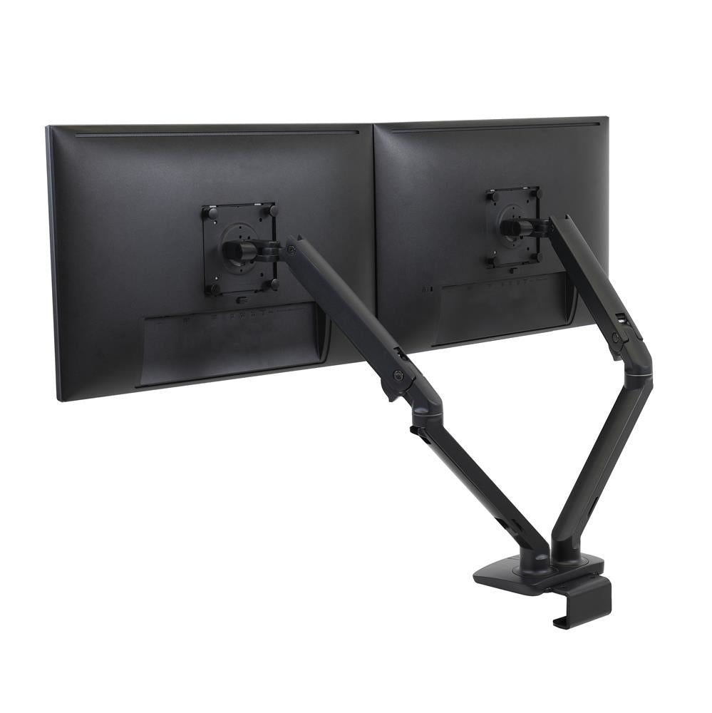 Ergotron MXV – Monitorarm, Dual, Tischklemme, Schwarz