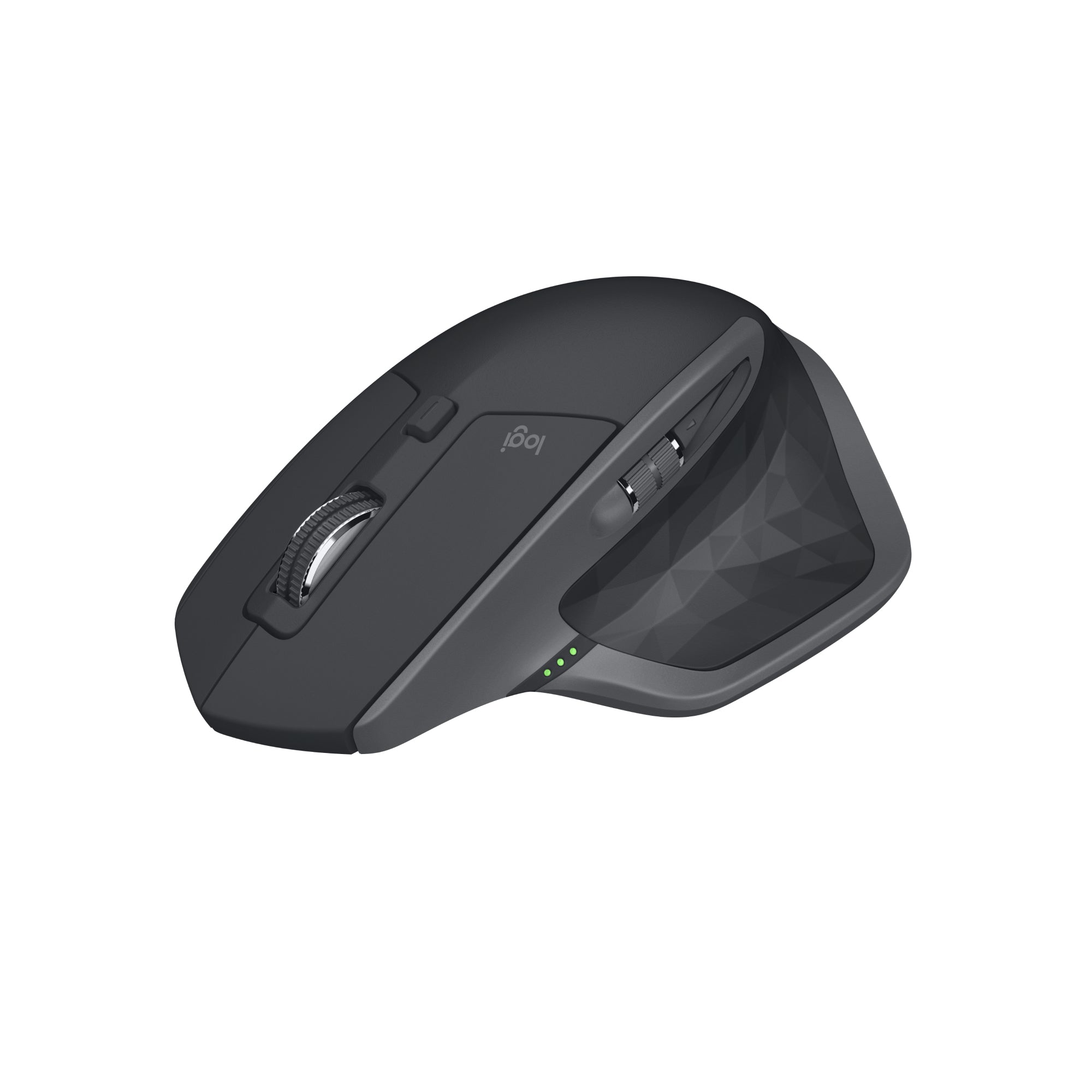 Logitech MX Master 2S Ergonomische Maus – kabellos, wiederaufladbar, Unifying-Empfänger, graphit