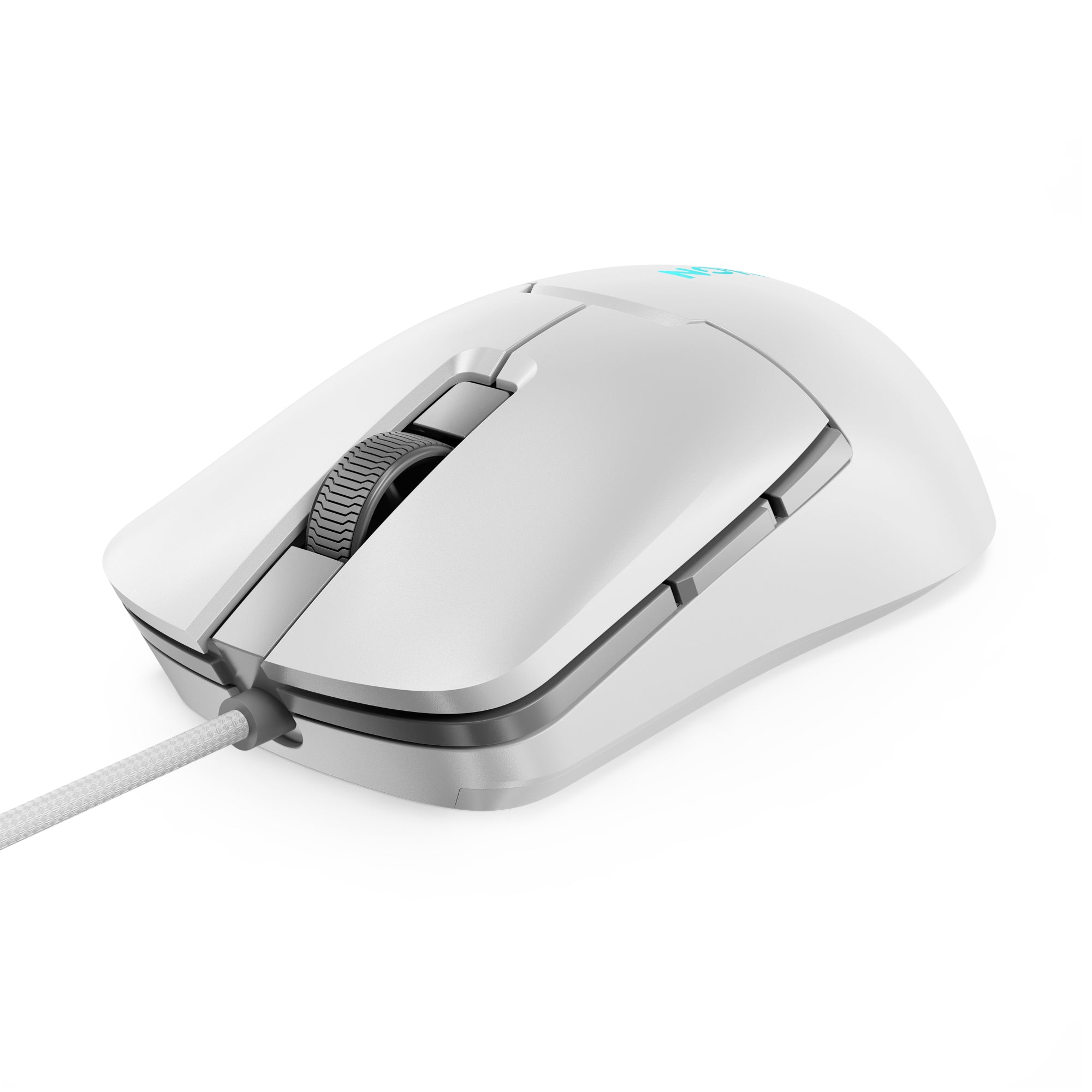 Lenovo Legion M300S – Gaming-Maus – Kabelgebunden (USB‑A), 8000 DPI, RGB-Beleuchtung, rechts, Weiss