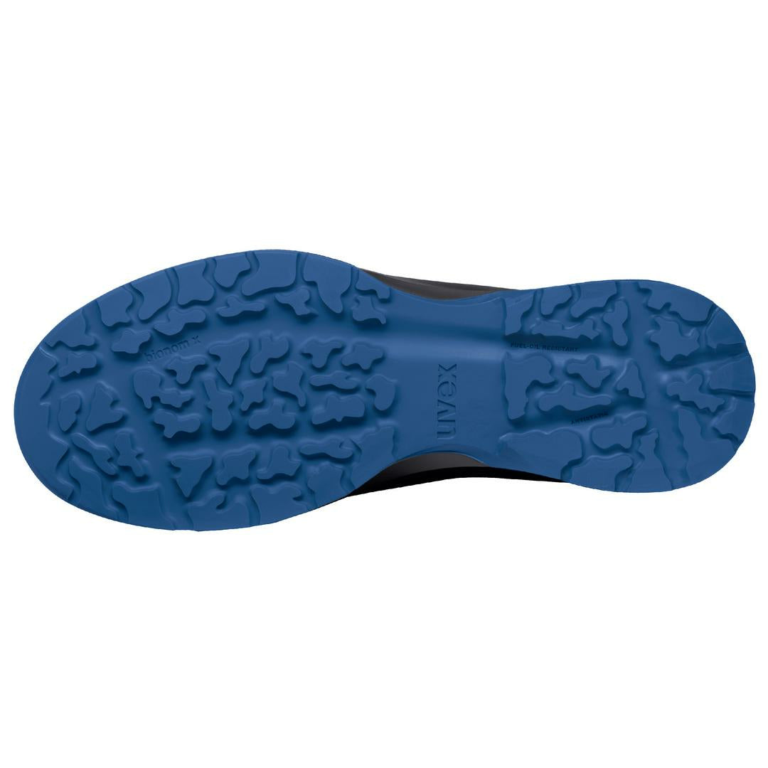 Uvex 1 x-craft Sicherheits-Halbschuh S2 – Schwarz/Blau – Grösse 43, Weite 11