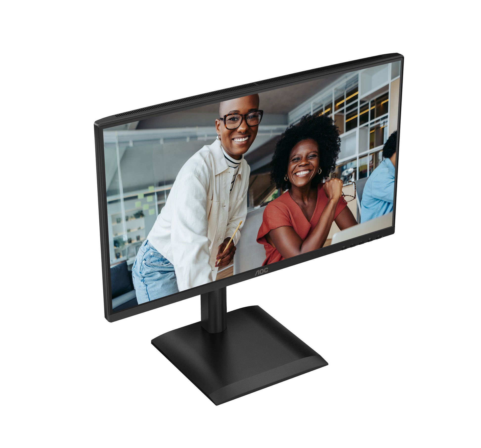 AOC 24E4CV – Monitor, 23,8", IPS, 120 Hz, 300 cd/m², USB-C, Daisy Chain, VESA 100 × 100, Schwarz