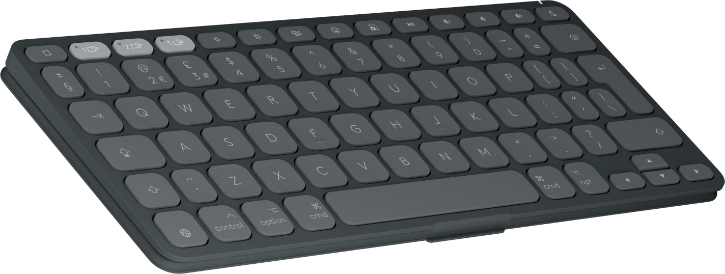 Logitech Keys-To-Go 2 – Tastatur, US-Layout (EN), Dunkelgrau