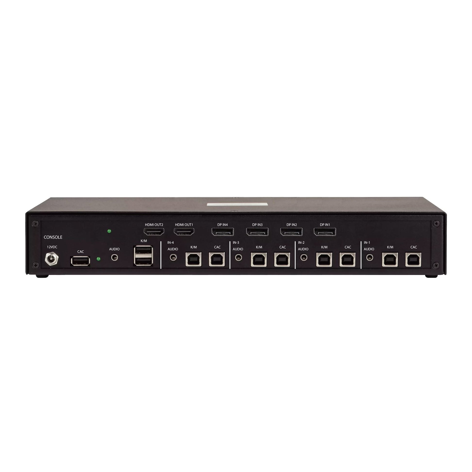 StarTech.com CK4-PM104C – 4-Port DisplayPort Sicherer KVM-Switch – 4K/30 Hz, USB 2.0 Hub, Audio, NIAP 4.0