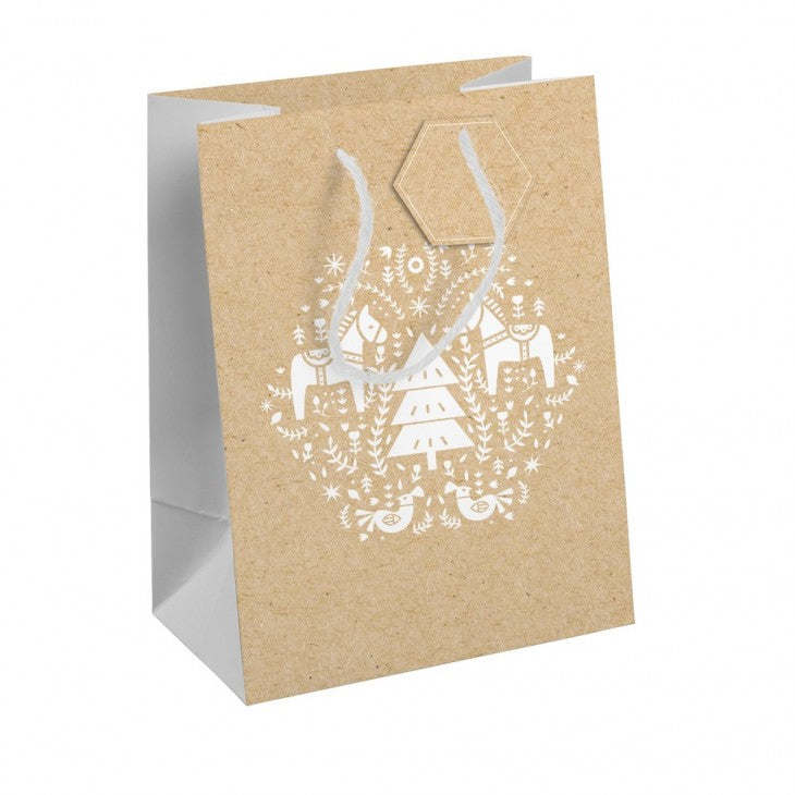 Clairefontaine Geschenktasche Dalécarlie – Weihnachten – Papier – 215 × 253 × 102 mm