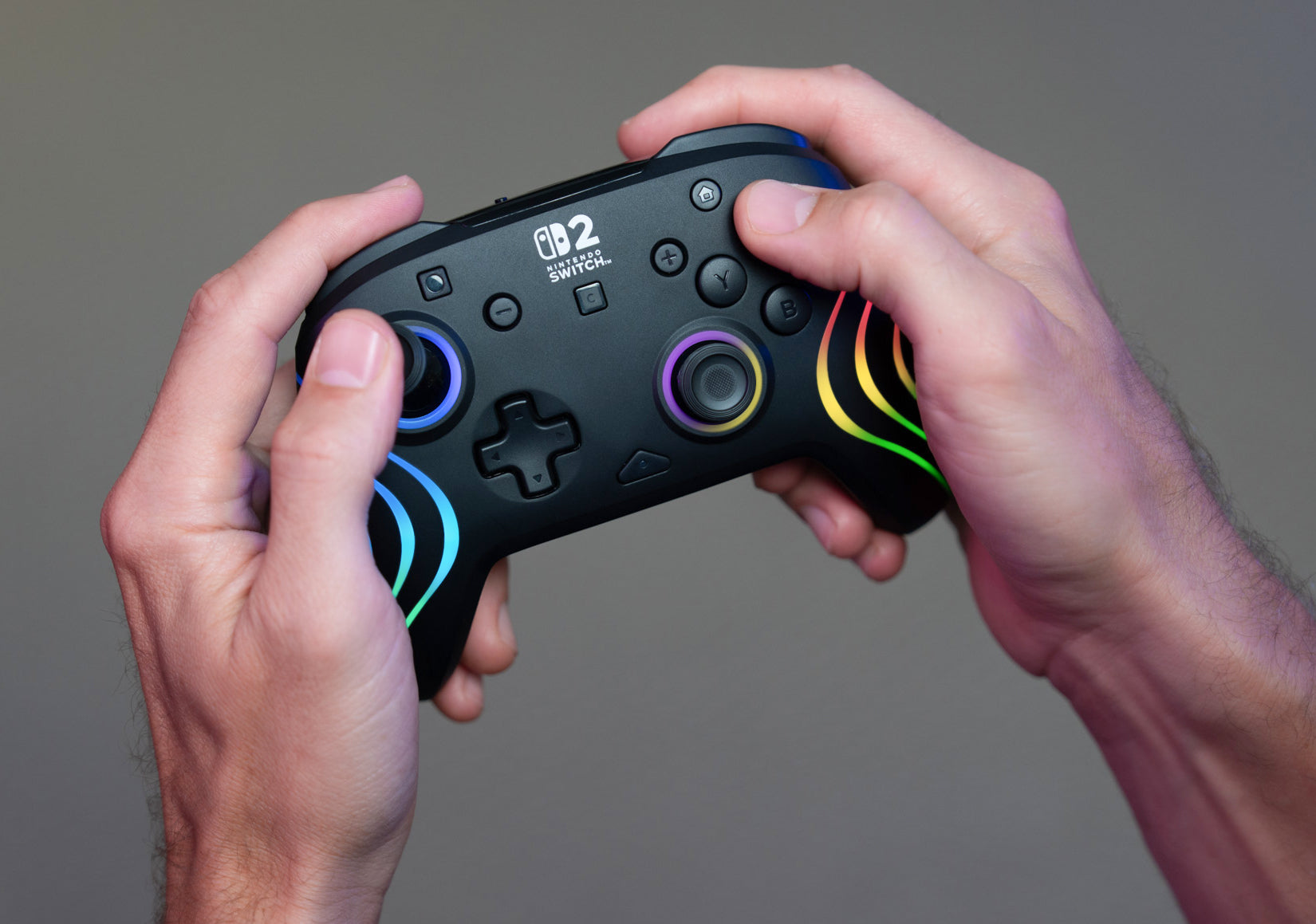 Turtle Beach Afterglow Wave – Gamepad – USB + Bluetooth, RGB, 20-h Akkulaufzeit, für Nintendo Switch, Schwarz