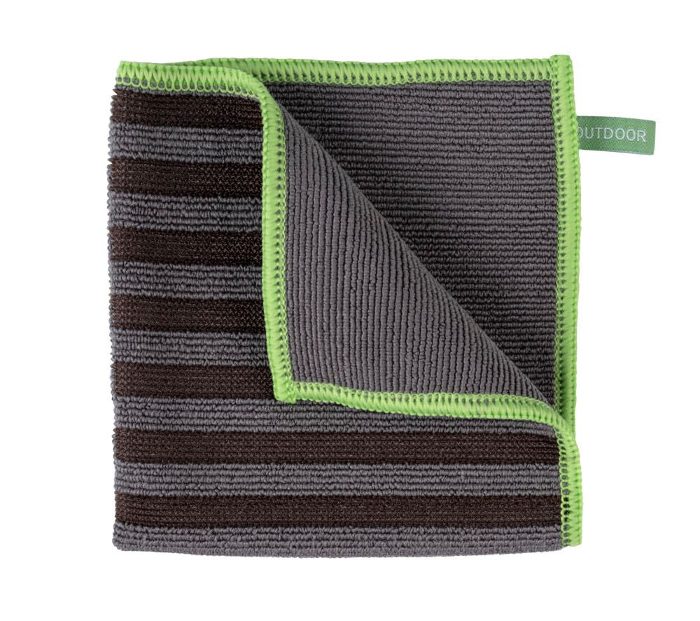 Wenko Mikrofasertuch – Dunkelgrau – 30 × 30 cm – 2er-Set