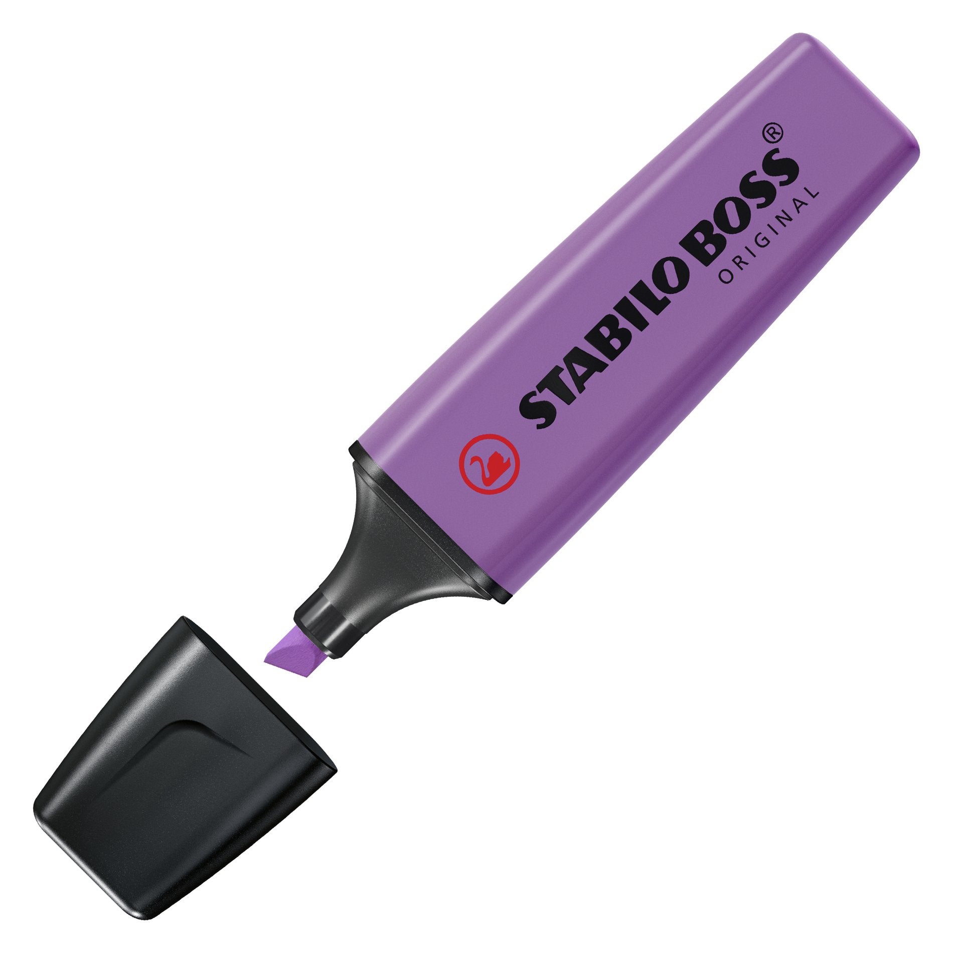 STABILO BOSS Original Textmarker Lavendel – Keilspitze, 2–5 mm, nachfüllbar