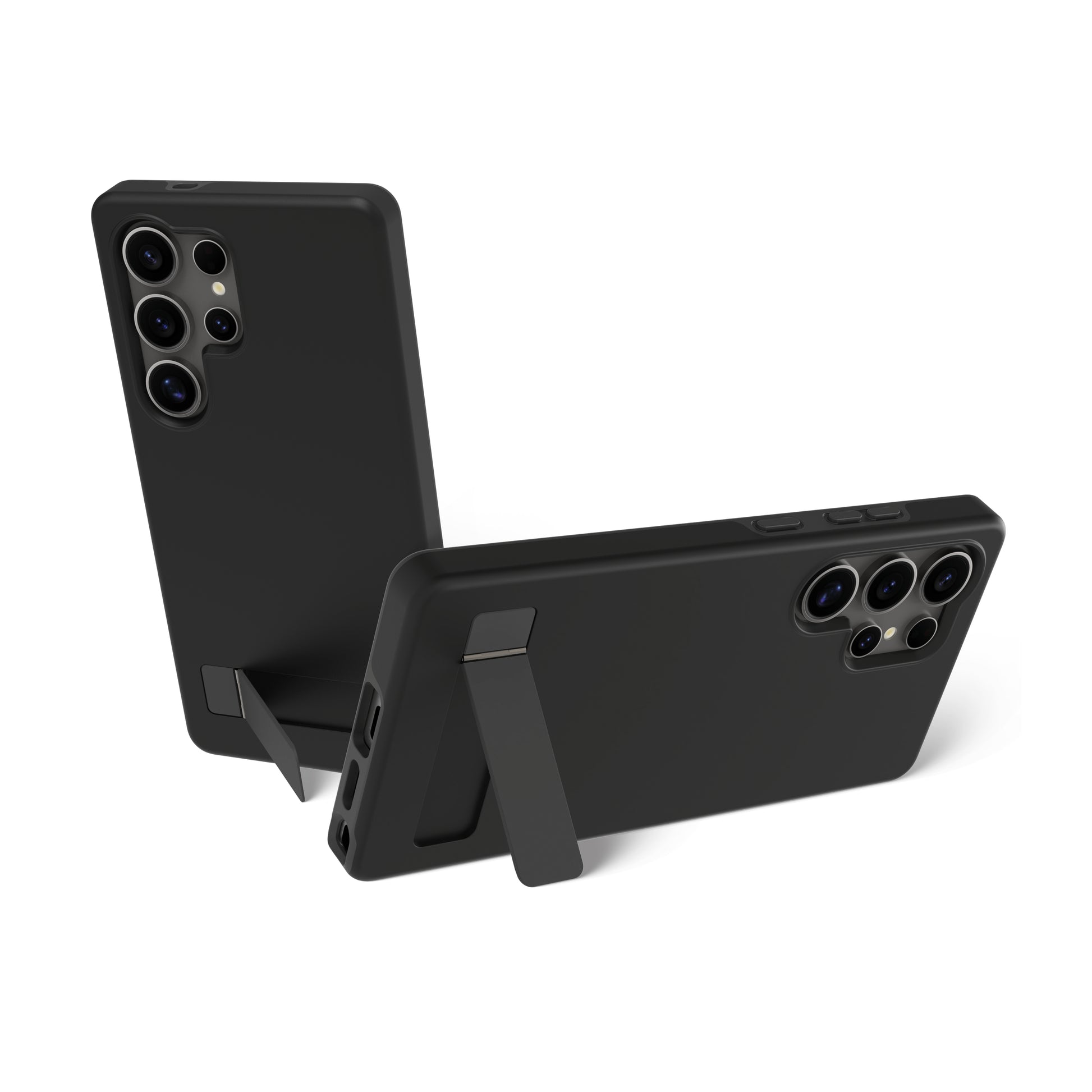 dbramante1928 Iceland Pro Qi2 Kick Backcover – für Samsung Galaxy S25 Ultra, schwarz, bis 3 m sturzsicher