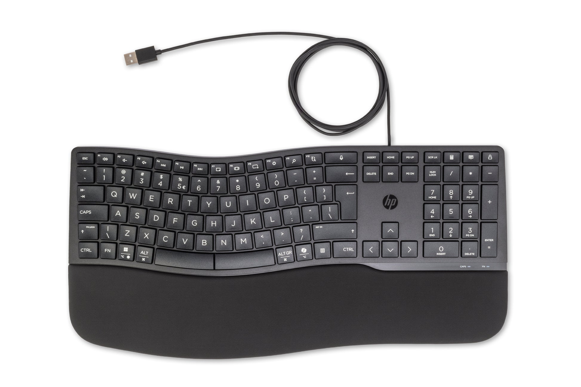 HP 480 Comfort – Tastatur – kabelgebunden, USB – Schwarz