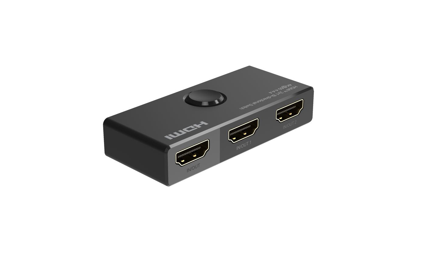 Microconnect MC-HDMISWITCH-4K-MINI – HDMI Matrix 3×3, HDMI 2.0, 4K@60 Hz, HDR, HDCP 2.2, Schwarz
