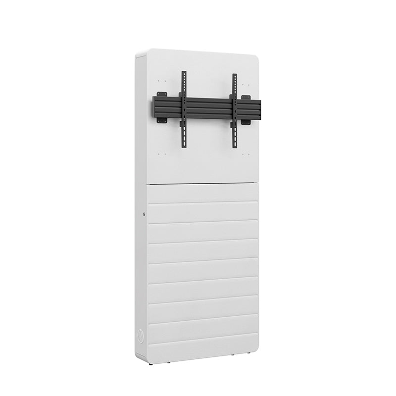 Hagor Wandlift (bodenstehend) – 55–65" – VESA 600×400 – bis 50 kg, Diebstahlsicherung – Weiss