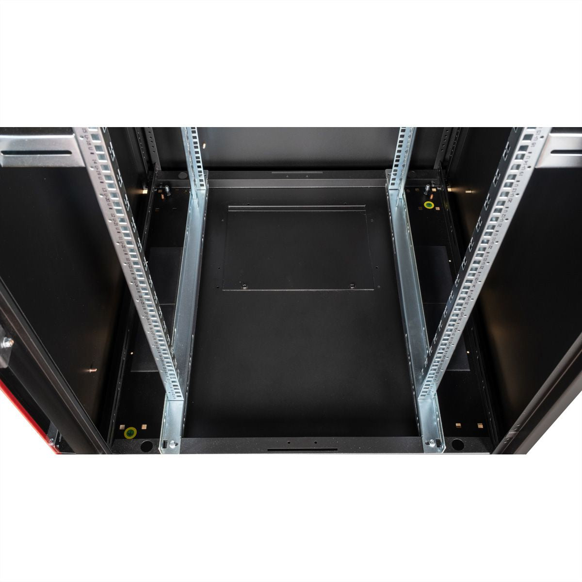 ROLINE Basic – 19" Netzwerkschrank 32U, IP20, abschliessbar, 800 × 800 × 1560 mm, schwarz, Stahl