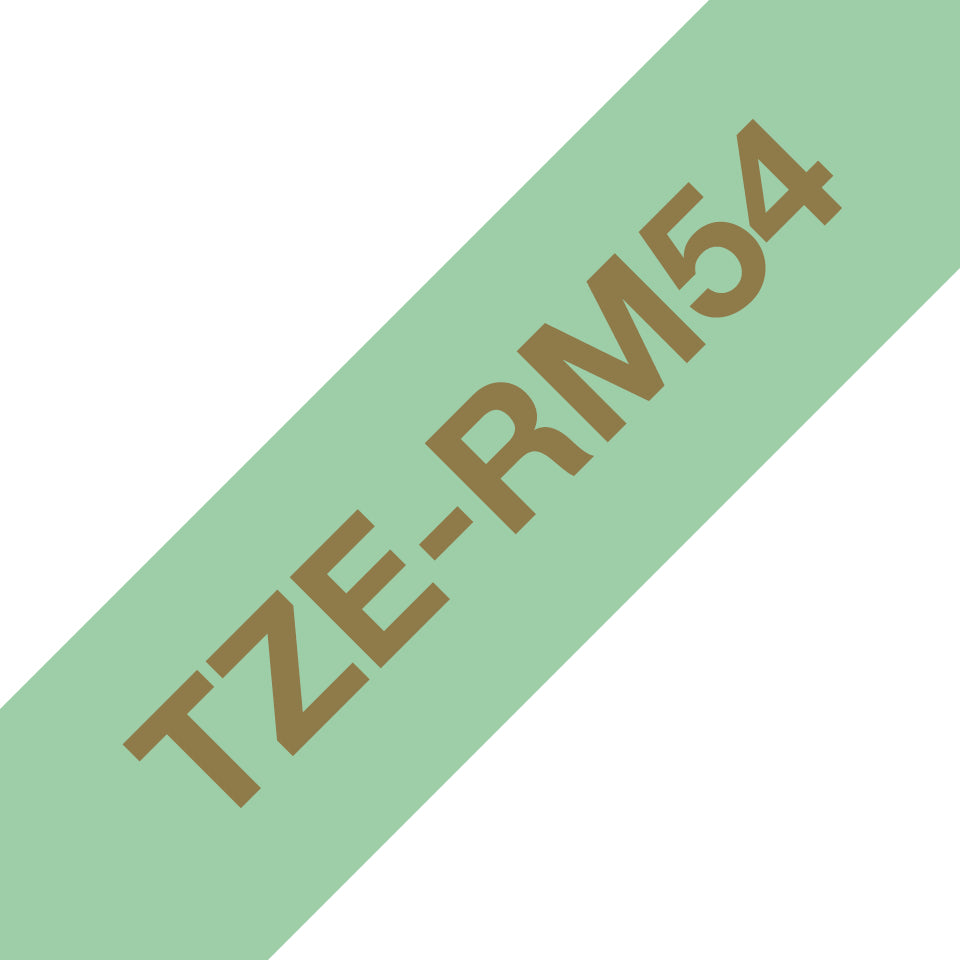 Brother Textilband – 24 mm × 4 m, mintgrün, gold, TZe