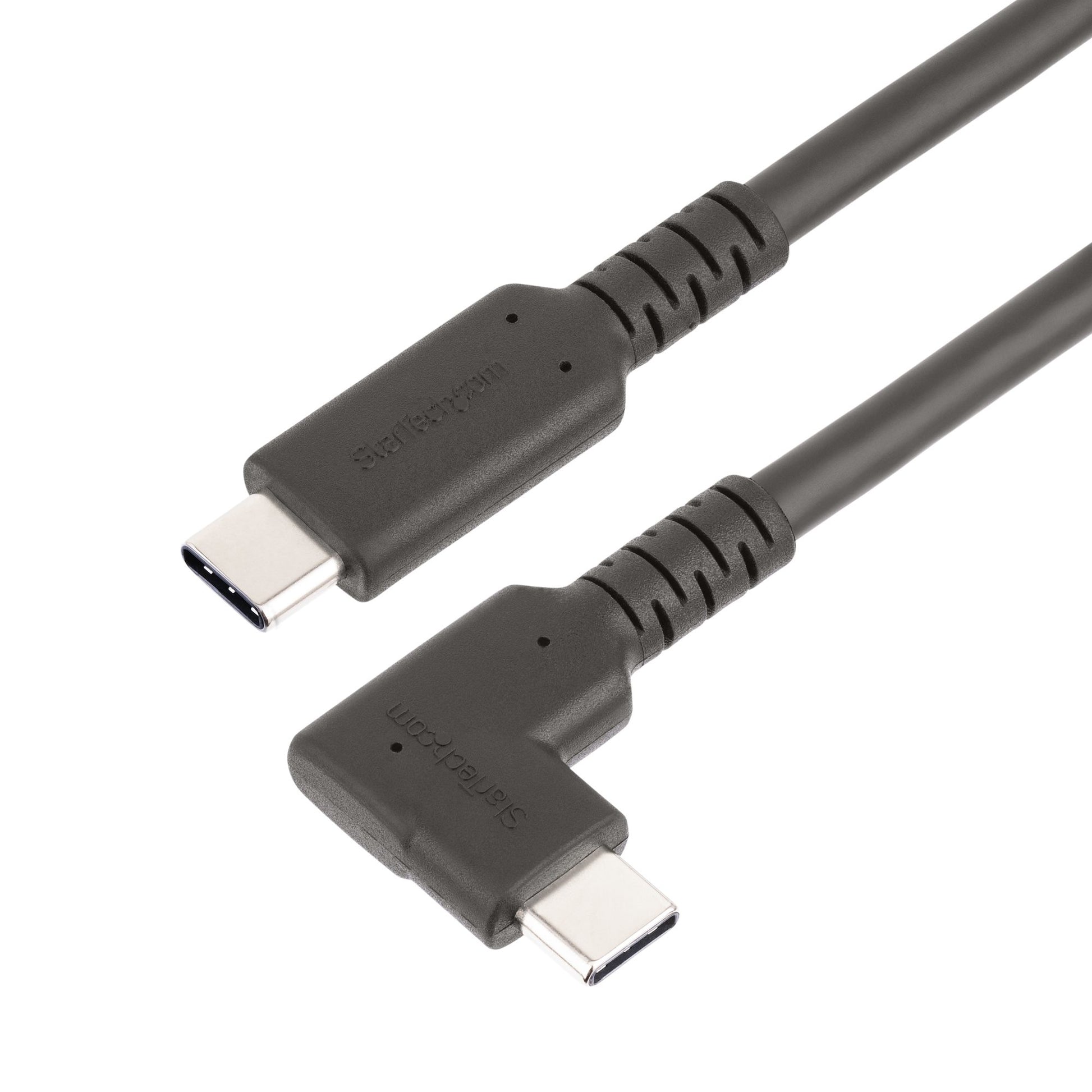 StarTech.com USB-C auf USB-C Kabel – USB 3.2 Gen 1 (5 Gbit/s) – 2 m – PD 100 W – 4K/60 – Schwarz