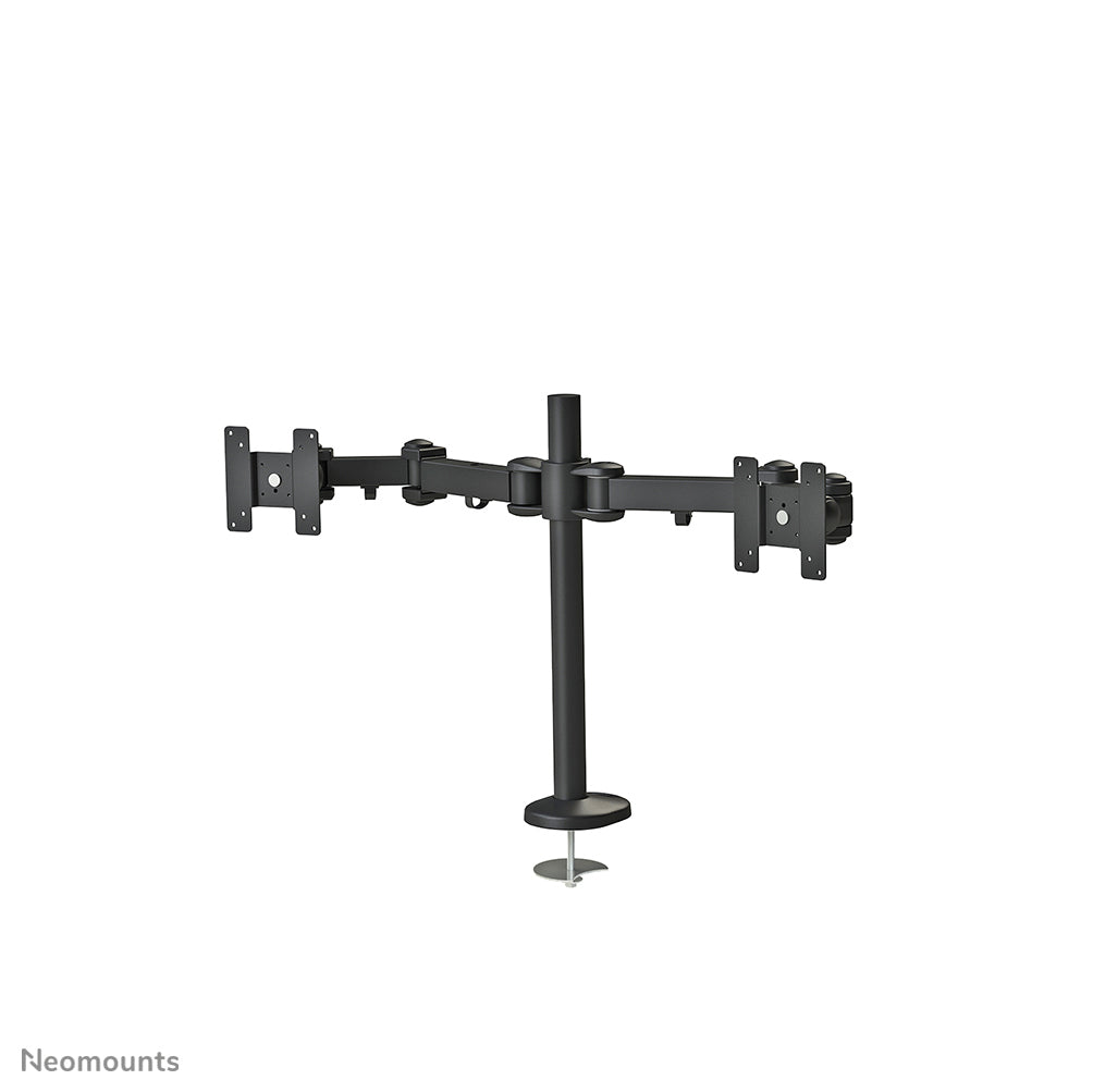 Neomounts Monitorarm, Dual, Tischdurchführung, bis 27", VESA 75 × 75/100 × 100 mm, 8 kg