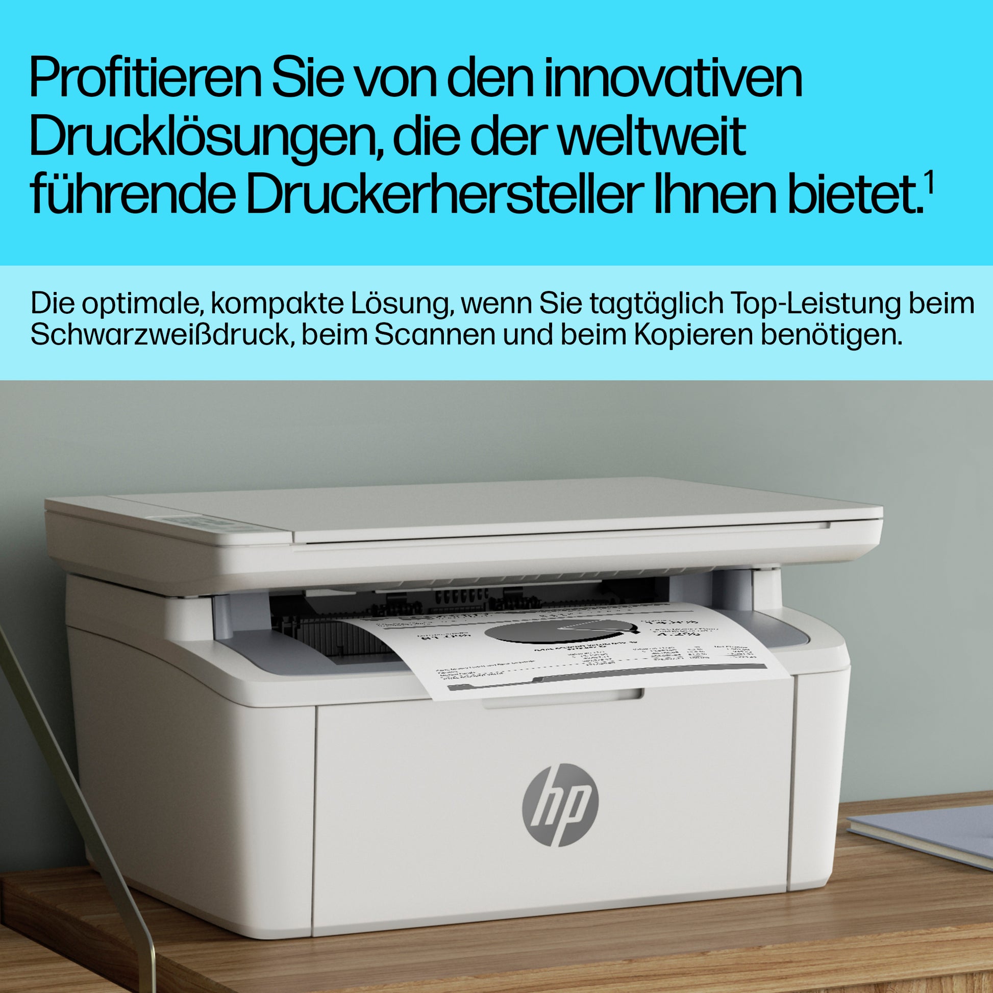 HP Laserjet M140W – S/W Laser-MFP, 3-in-1