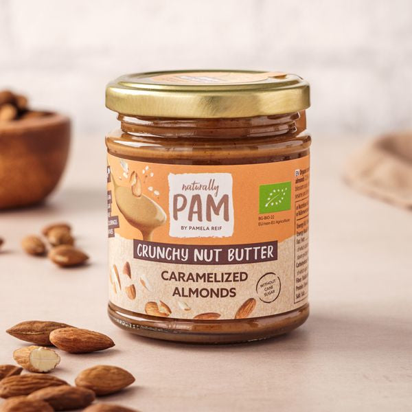 Naturally Pam Bio Knuspriger Nussaufstrich Gebrannte Mandeln – 200 g