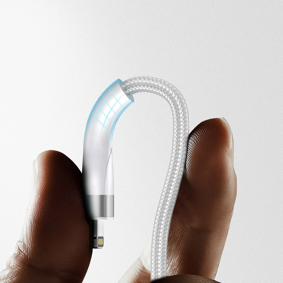 4smarts Multi-Kabel – 4-in-1 USB-A/USB-C auf USB-C/Micro-USB/Lightning 1,2 m, Weiss – für iPhone/Android