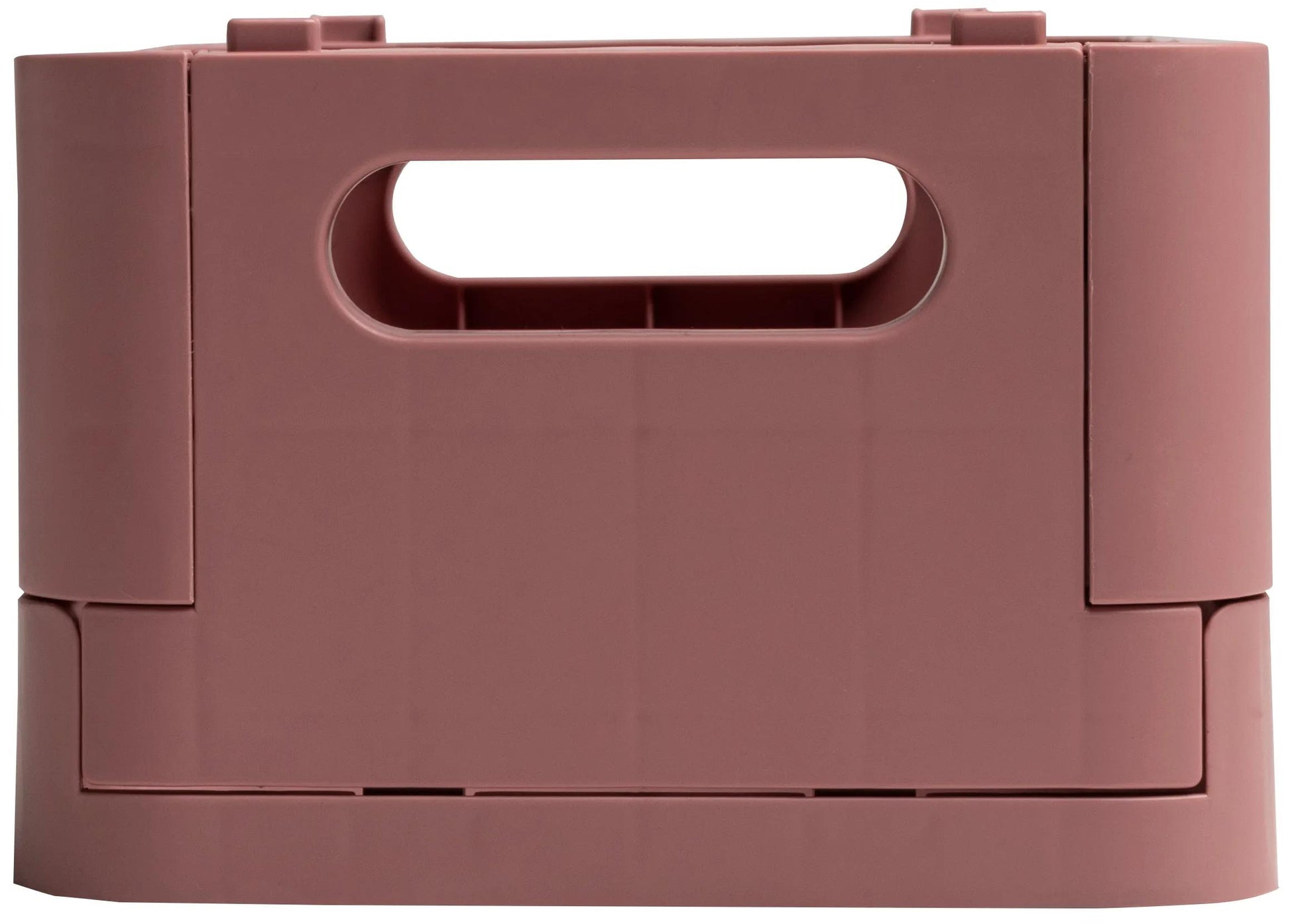 Exacompta Skandi Aufbewahrungsbox – für A6+, klappbar, altrosa, Polypropylen (PP), B 188 × H 95 × T 138 mm