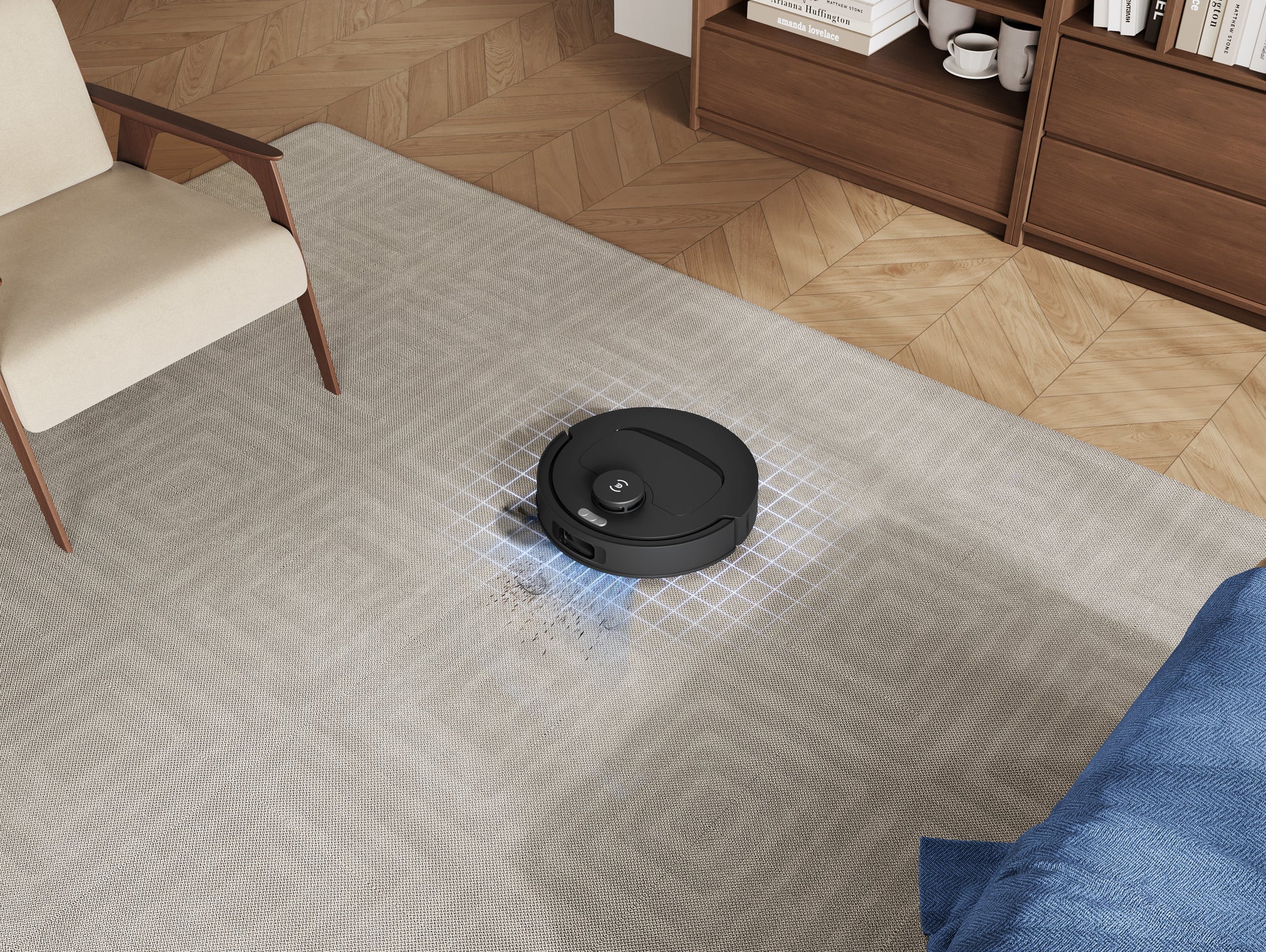 Ecovacs Saugroboter DEEBOT T30e OMNI, mit Absaugstation, mit Wischfunktion – 25000 Pa, 180 min, Höhe 100 mm