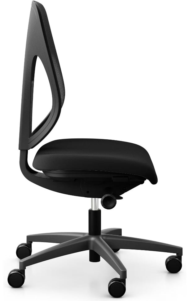 Giroflex Bürostuhl 353 – Sitzhöhe 39–51 cm, 120 kg, Schwarz