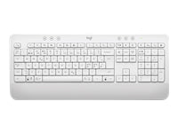 Logitech Signature K650 – Tastatur – Membran – Bluetooth & 2,4 GHz (Logi Bolt) – QWERTY (RUS) – Weiss