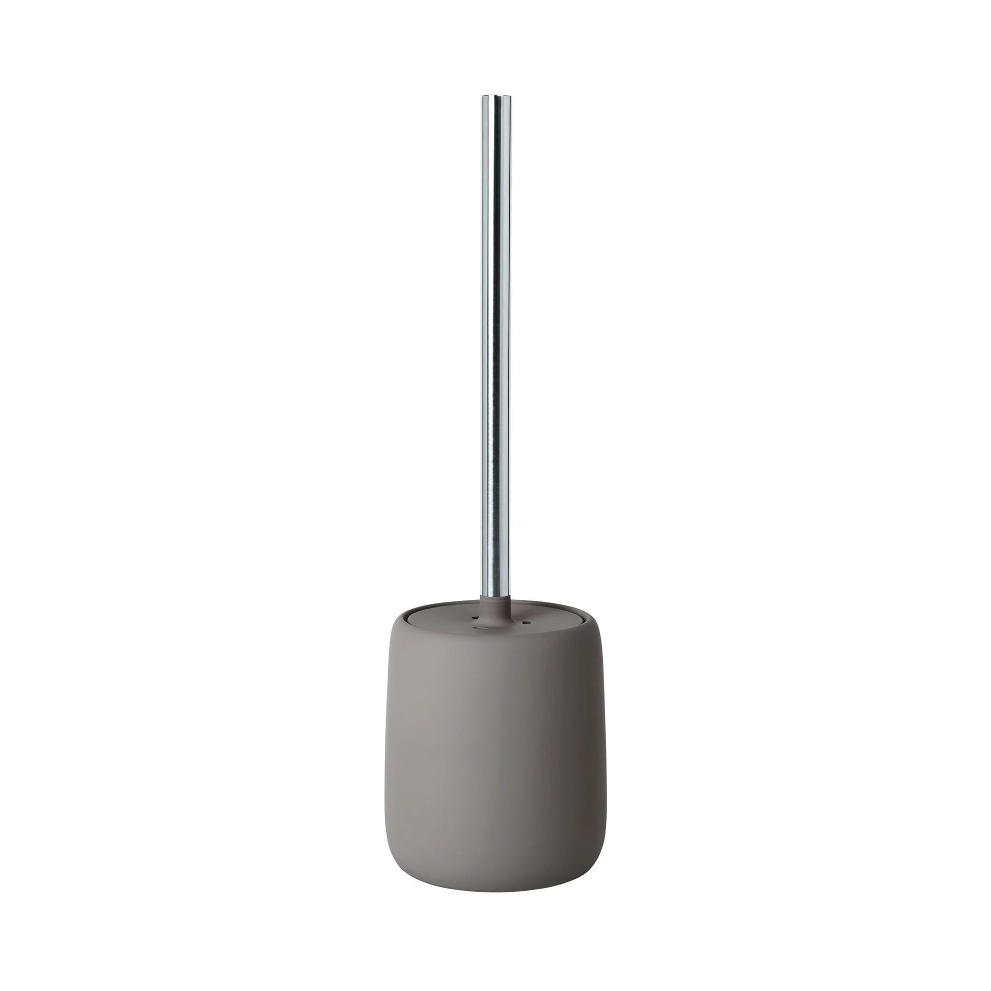 Blomus Sono – WC-Bürstenset – Keramik, beige, mit Deckel, H 39 cm