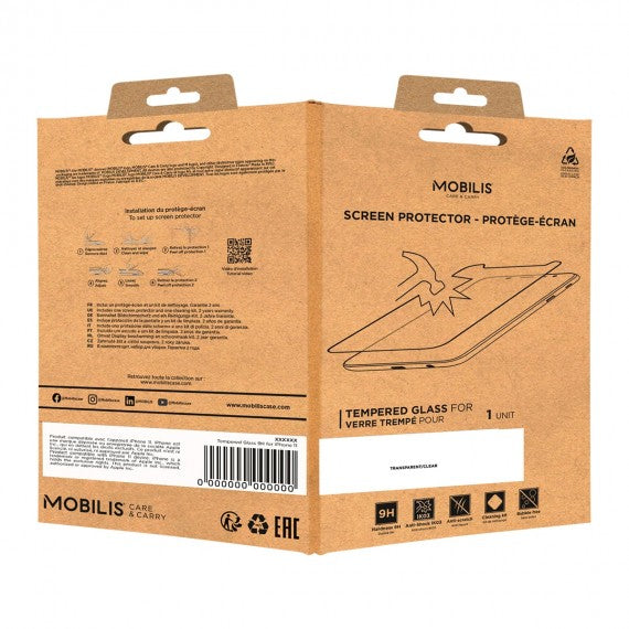 Mobilis Panzerglas für Samsung Galaxy Tab A9+ 10,9" (SM-X210/SM-X216) – 9H, kratzresistent