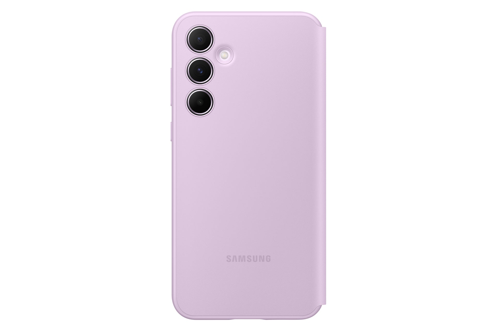 Samsung Smart View Wallethülle – für Samsung Galaxy A55 5G, Lavendel, mit Smart View-Fenster