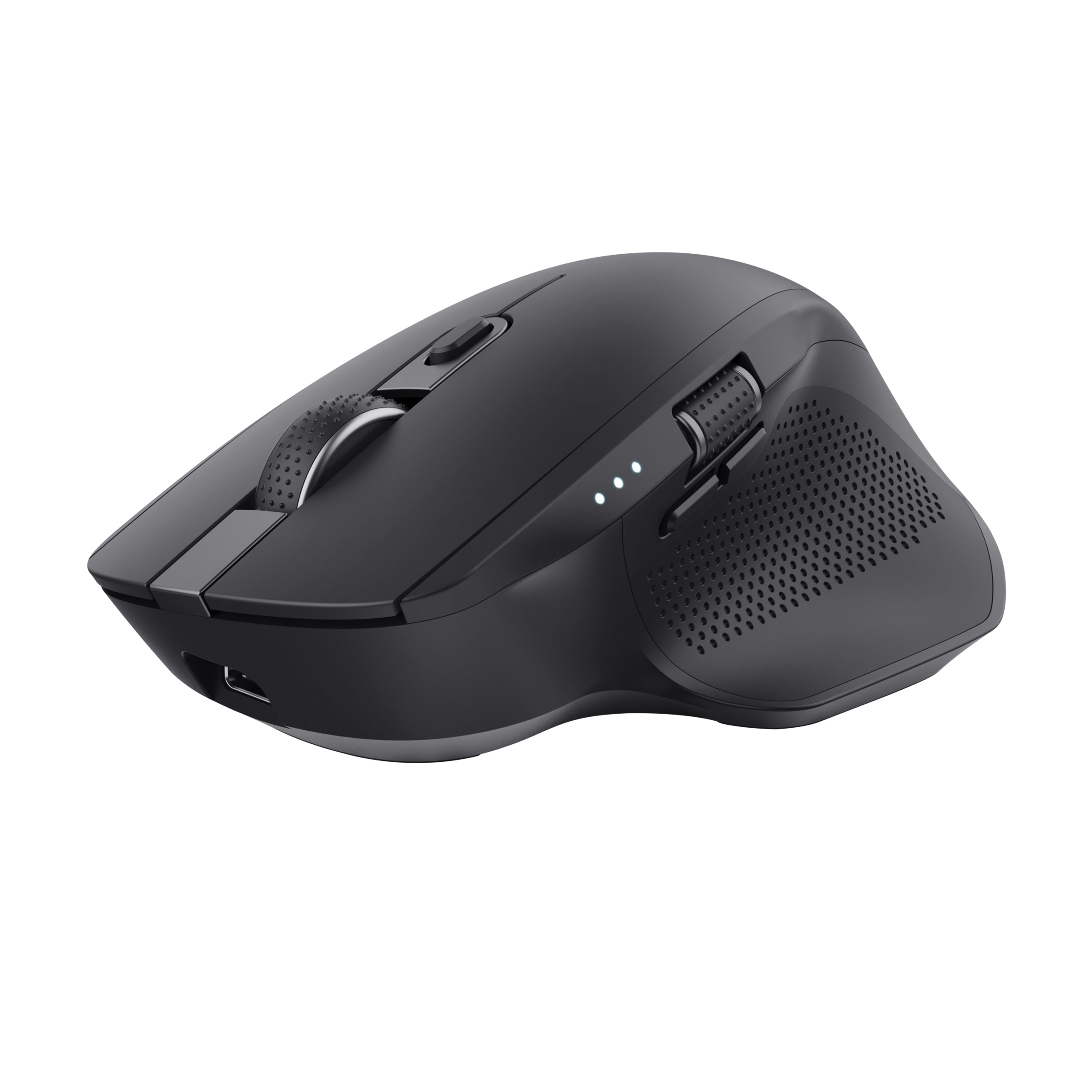 Trust Ozaa+ Multiconnect – Maus – Kabellos (Bluetooth/2,4 GHz), 3200 DPI, Rechts, Schwarz