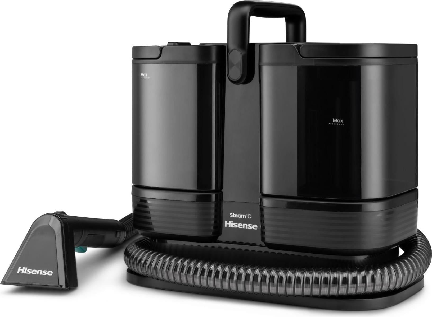 Hisense Dampfreiniger HSSC07A – 1,8 l – Schwarz – 30,3 × 24,1 × 33,2 cm