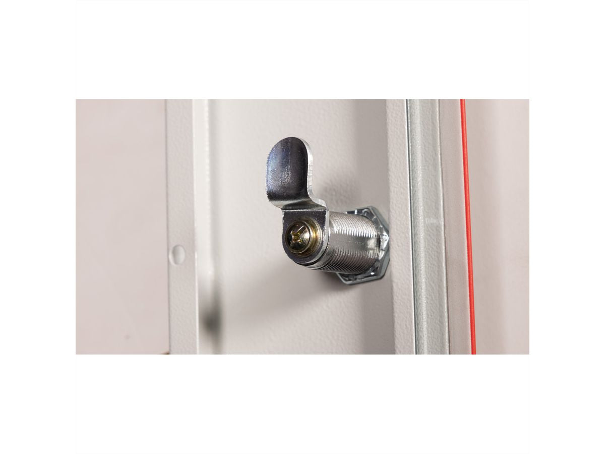 ROLINE Basic Plus – 19" Wandverteiler 18U, IP20, abschliessbar, 600 × 450 × 912 mm, lichtgrau, Stahl