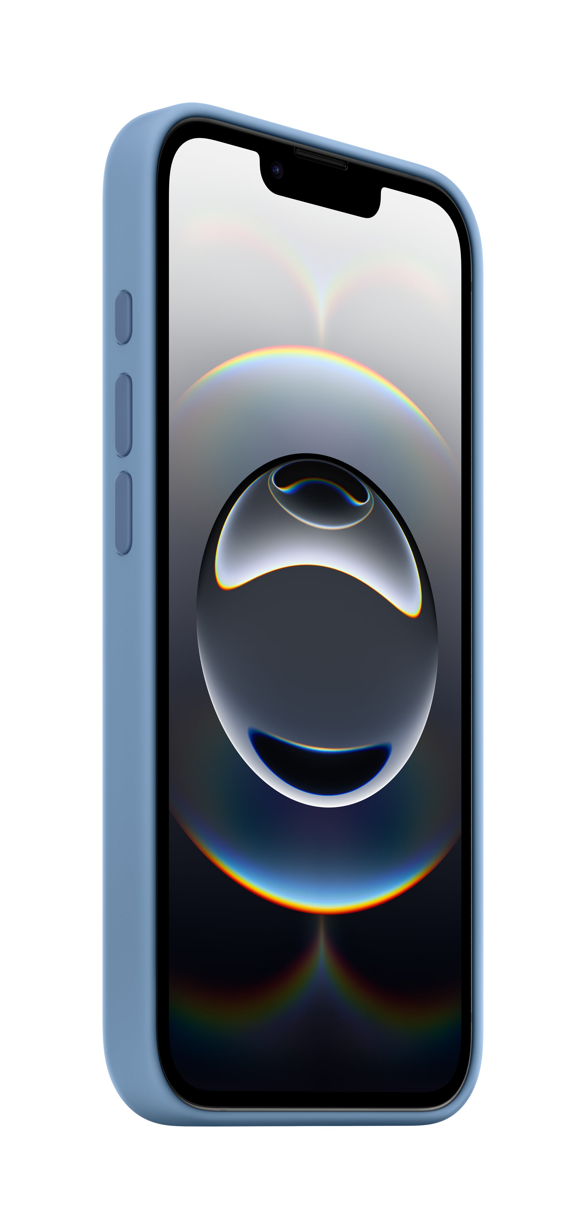Apple Backcover – für Apple iPhone 16e – Winterblau – Silikon