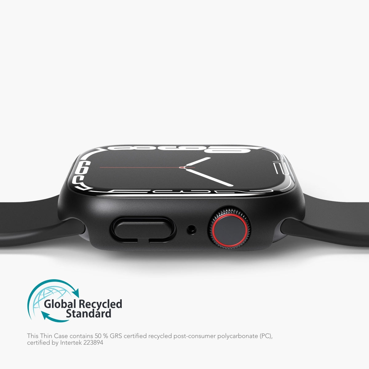 Vonmählen Hülle – Silikon, Schwarz, für Apple Watch Series 10 46 mm