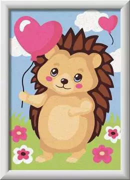 Ravensburger CreArt – Malen-nach-Zahlen-Set – Happy Hedgehog – ab 7 Jahren